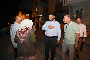 BAŞKAN ÖZTEKİN MAHALLELERDE VATANDAŞLARLA BULUŞUYOR